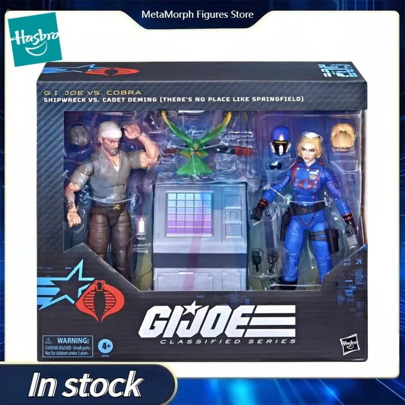 【Pre Sale】Original Hasbro G.I. Joe Classified SHIPWRECK VS. CADET DEMING (THERE'S NO PLACE LIKE SPRINGFIELD）Action Toy Figure