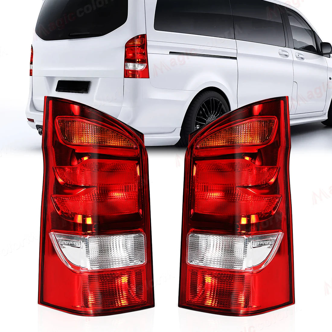 Left/Right Tail Lamp For Mercedes-Benz Vito V-Class W447 2015 2016 2017 2018 2019 2021 2022 Tail light Assembly Car Accessories