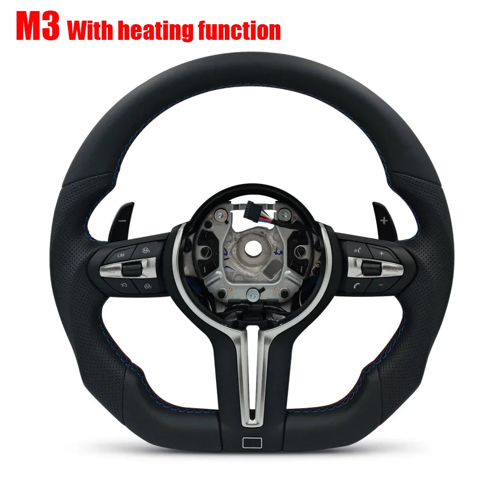 M Sport Steering Wheel for BMW Flat Bottom F01 F06 F10 F11 F12 F20 F21 F22 F25 F26 F30 F31 F32 F33 F34 F36 M3 F80 M4 F82 M5 F90