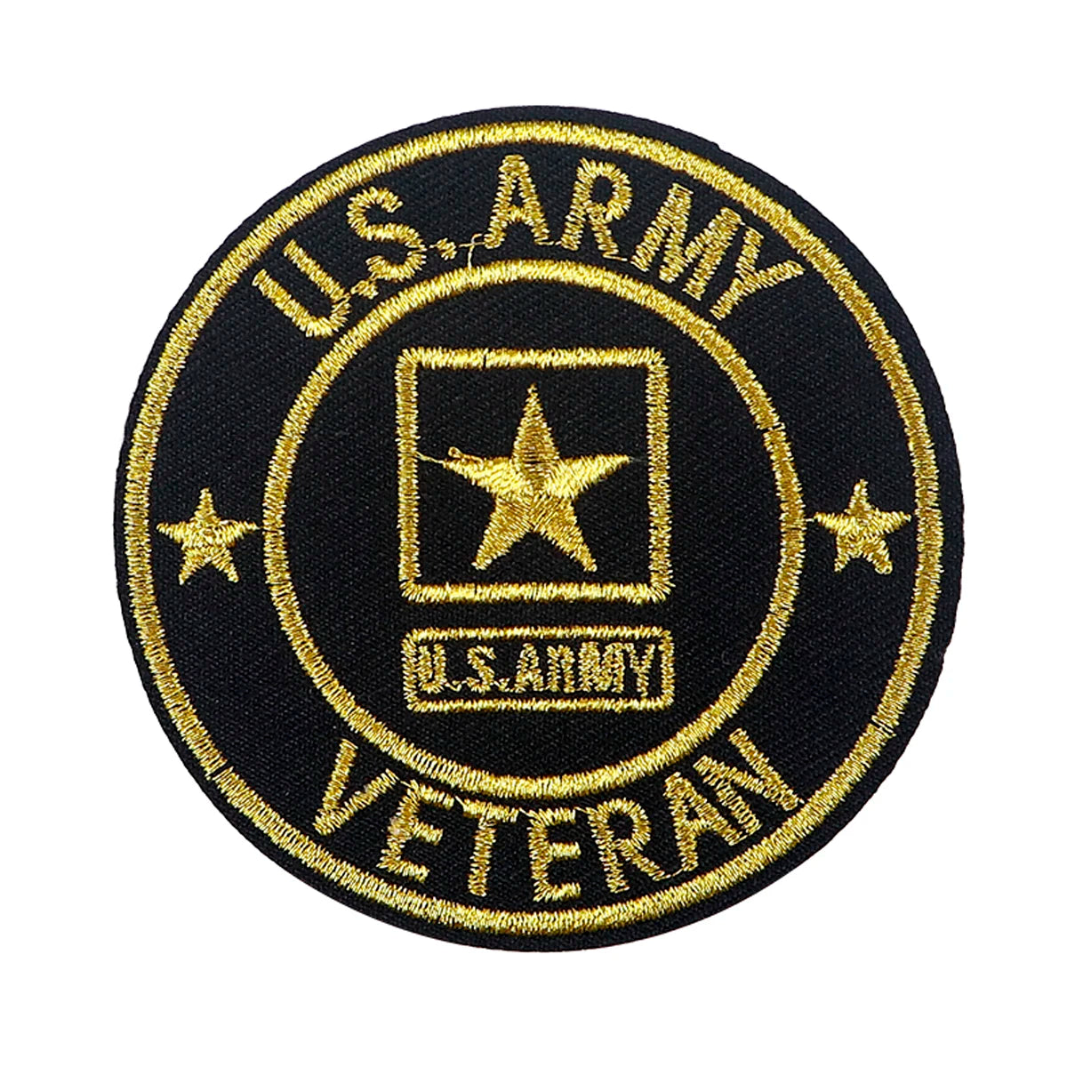 Veteran Vintage Embroidery Patch Iron On Patches For Clothing Thermoadhesive Patches On Clothes DIY Sew Badges