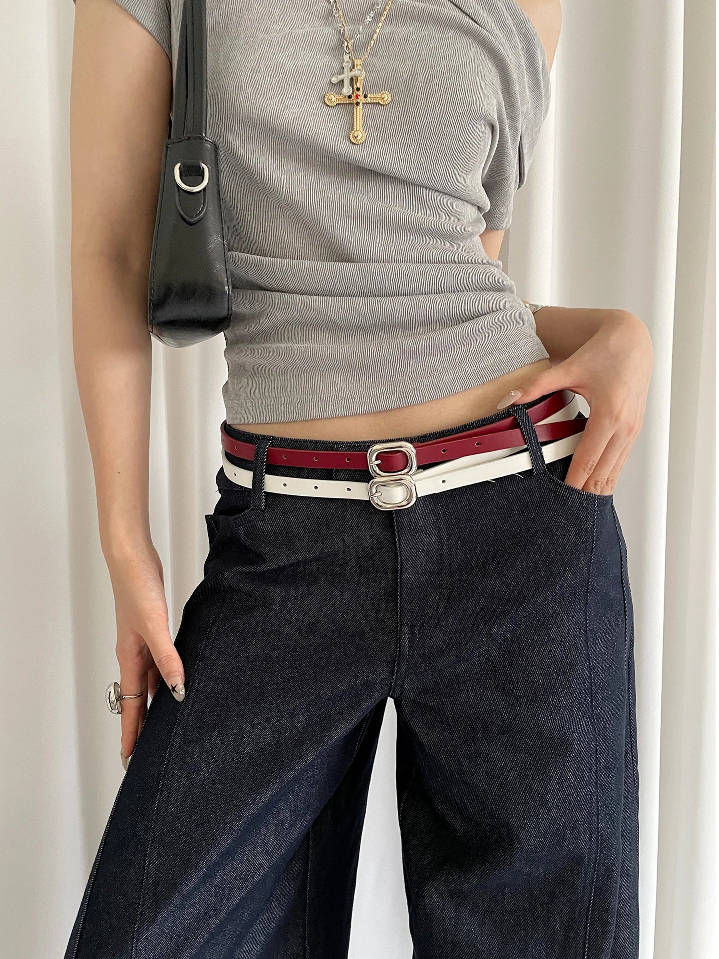 Fine Korean Style High-End Belt For Women Accessory To Wear With Skirts Jeans Etc