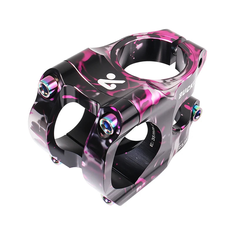 BUCKLOS Ultralight Bicycle Short Stem High Strength DH/AM/XC MTB Mountain Bike Aluminum Alloy CNC Stem 31.8×28.6MM Cycling Power