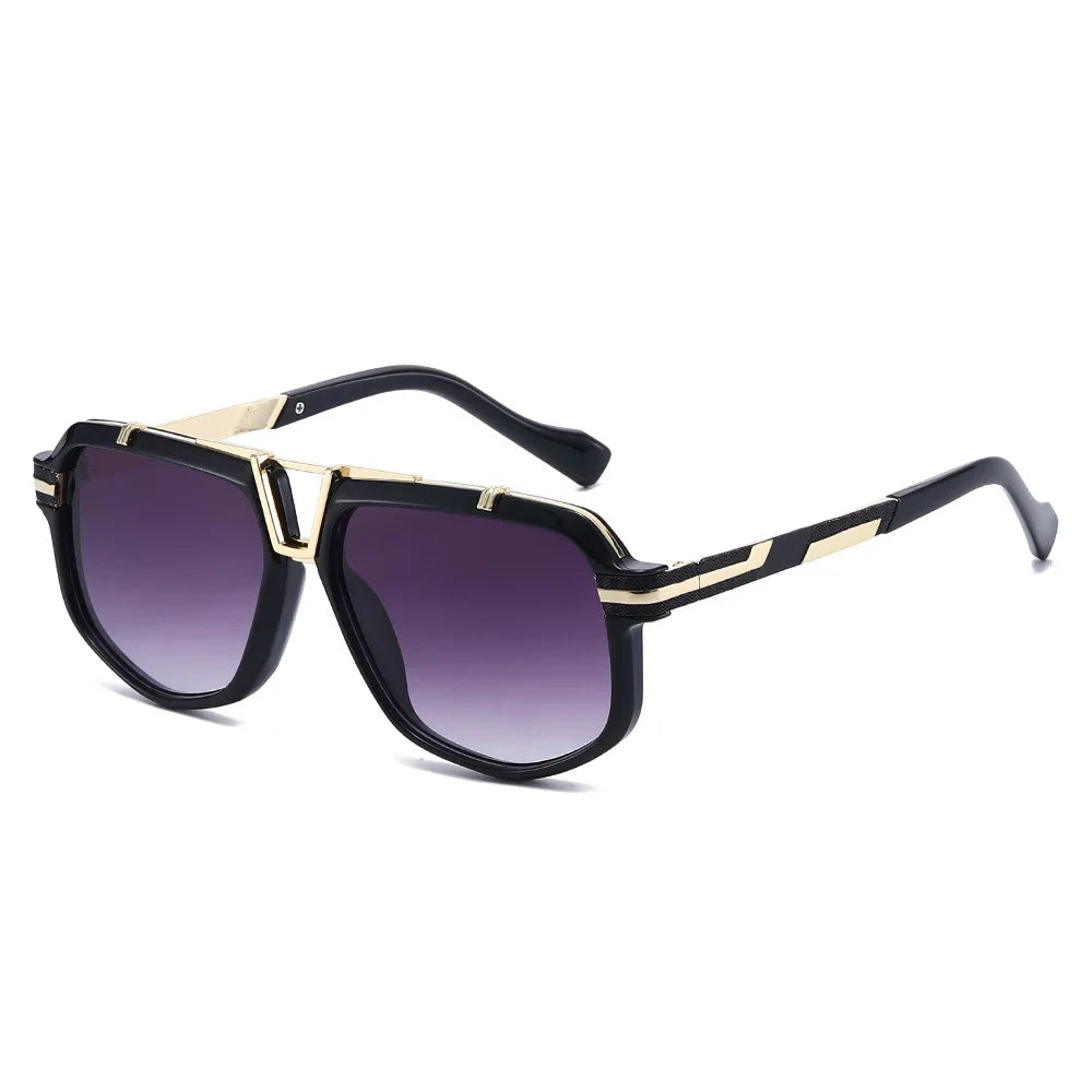 JNPCXI New Luxury Brand Men's Sunglasses 2026 Fashionable UV400 Protection Lens Unisex Women Design for Outdoor