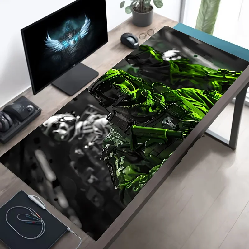Large Mouse Pad Tactical Soldier Non-Slip XXL desk Mat gaming Stitched Edges Rug7
