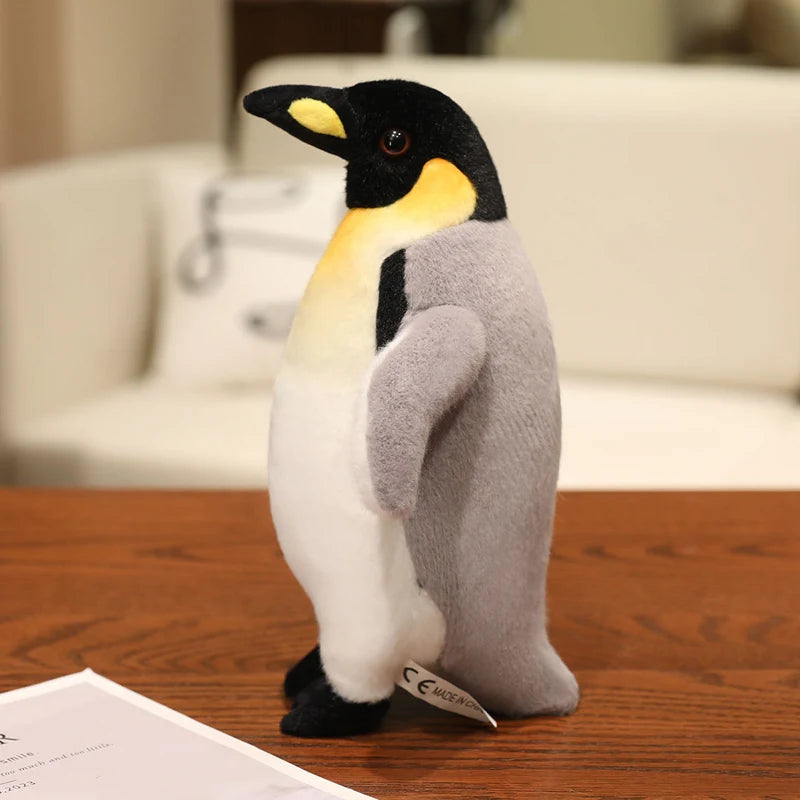 Cute  Chubby Polar Penguin Plush Toy Stuffed Fullfil Soft Real Life Animal Doll Home Decoration Birthday Gifts Emperor Penguin
