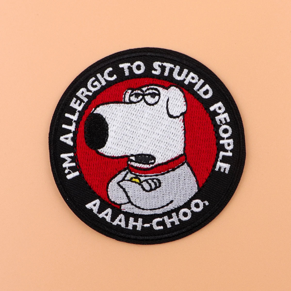 Cartoon Dog Embroidery Patch Iron On Patches for Clothing Thermoadhesive Patches Cute Animal Patches On Clothes Badge DIY Sew
