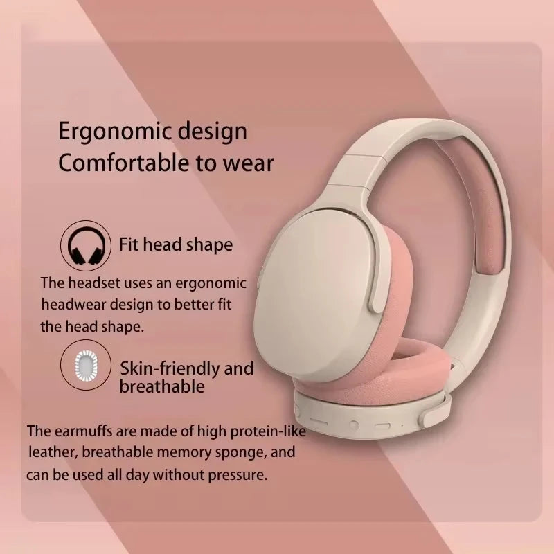 Wireless Bluetooth 5.3 Headphones P2961 Original Earphone For Samsung Iphone Stereo Hifi Headset Game Earbuds With Microphone