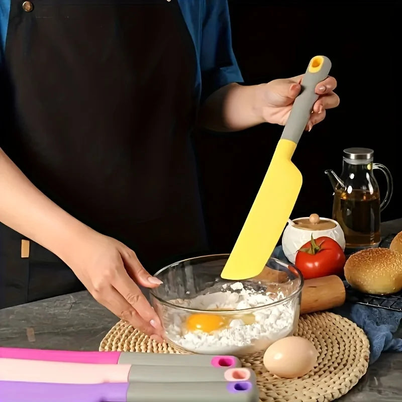 1pc Extra Large Silicone Spatula - Heat Resistant, Non-Stick and Soft Kitchen Tool for Cooking, Baking, Mixing and Scraping