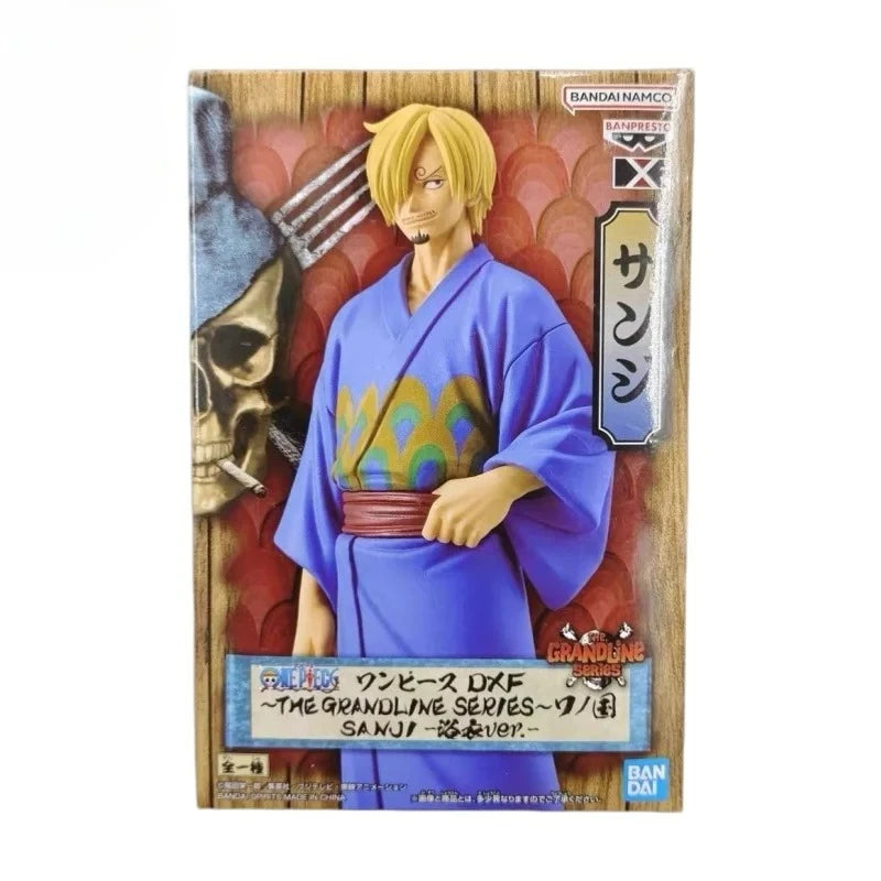【IN STOCK】Original Banpresto DXF The Grandline Series One Piece Sanji Wano Country Yukata Ver. Action Figure Collectible Model