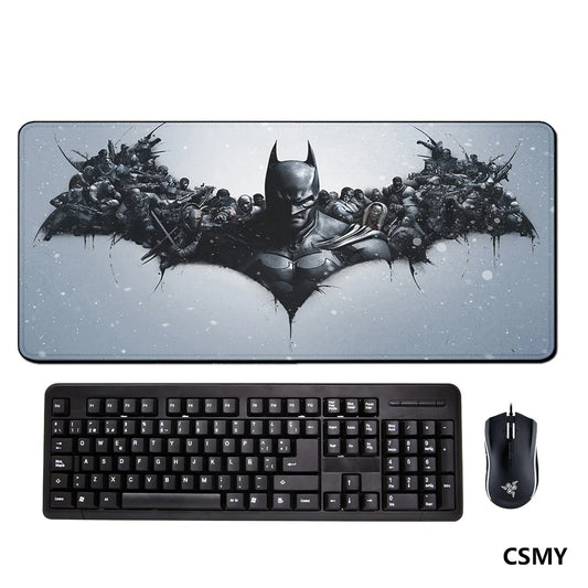 B-Batman Mouse Pad Gaming Setup rug keyboard Mat Desk Accessories Office Mats