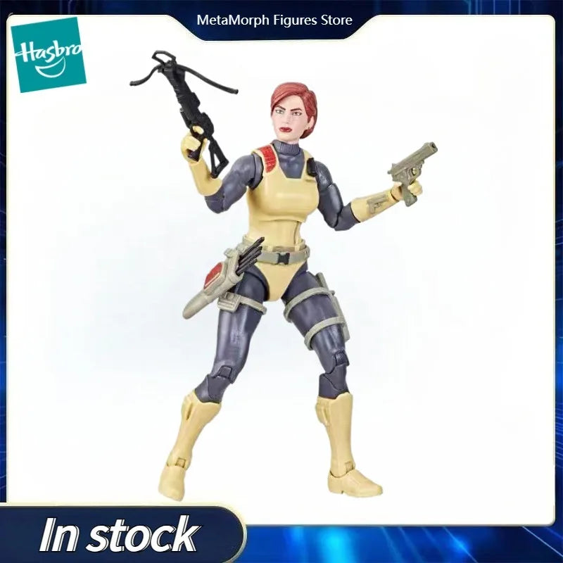 Original Hasbro G.I. Joe GI Joe Classfied Series Retro Cardback Scarlett Action Figure Collection Toys Ornaments