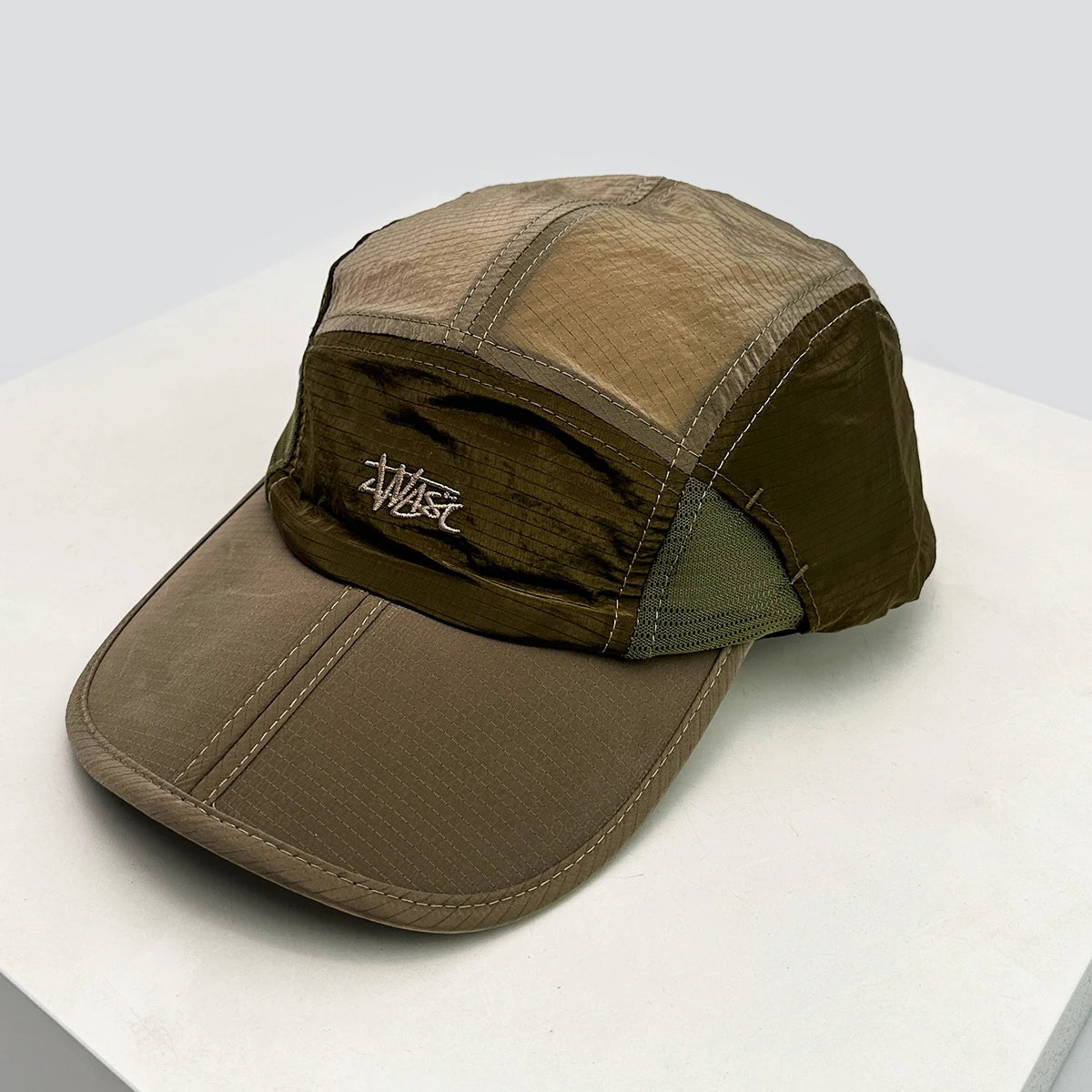 New Unisex Outdoor Letter Embroidery Baseball Hats Color Block Sunshade Quick Drying Breathable Peaked Caps Versatile Personal