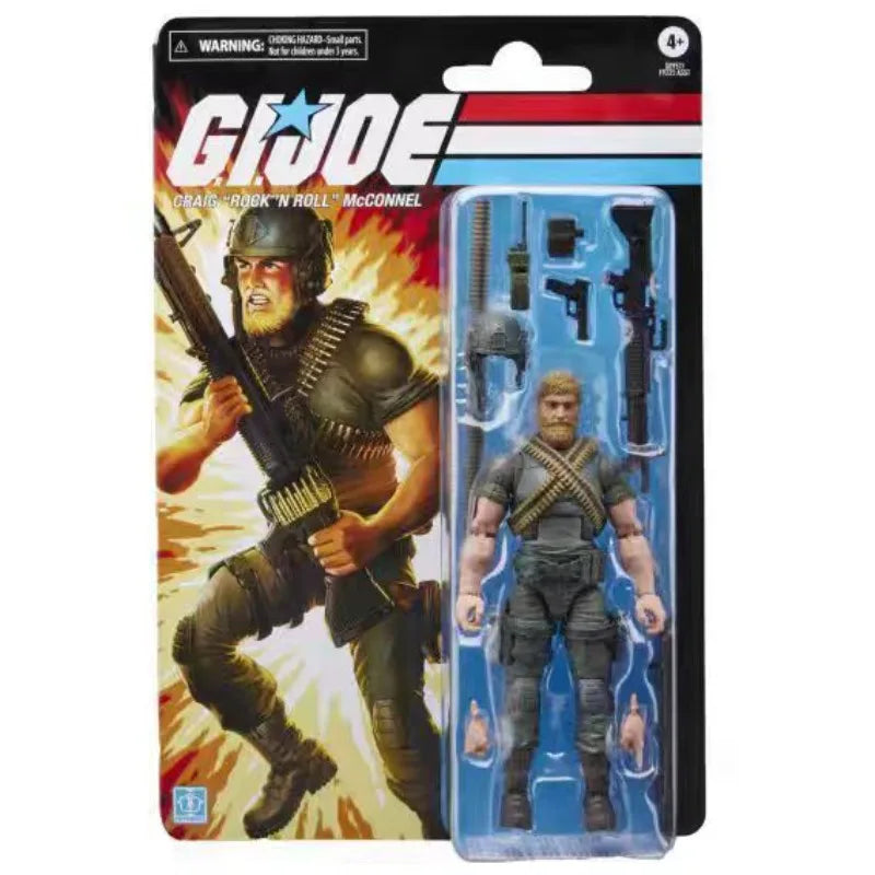 Original Hasbro G.I. Joe GI Joe Classfied Series Retro Carded Craig “Rock ’N Roll” McConnel Action Toy Figure