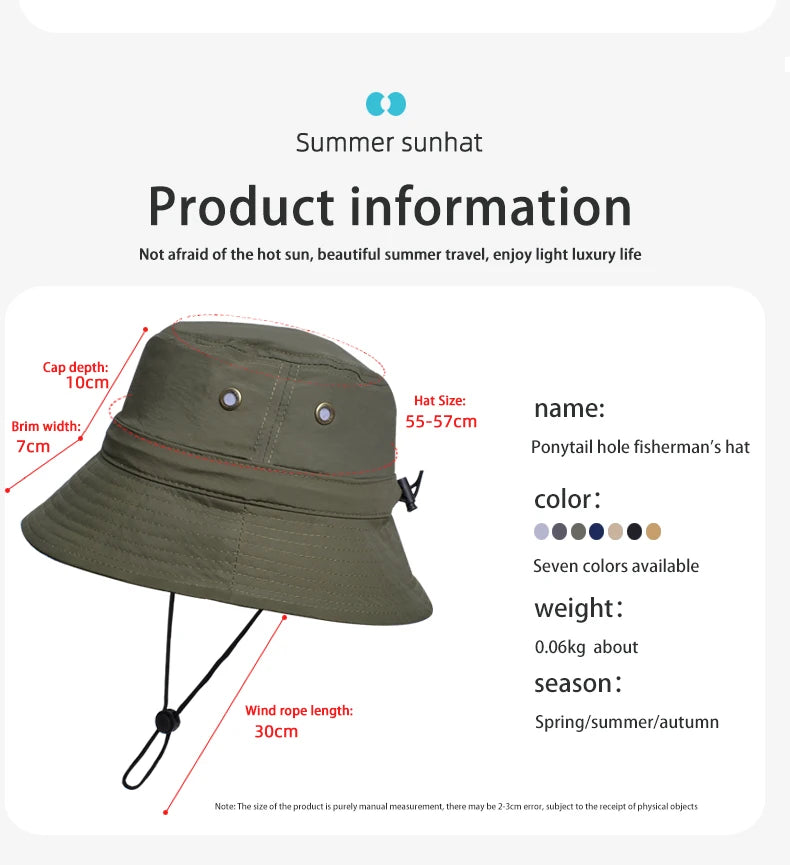 8120Hat Women's outdoor sports sun block hat Fisherman hat European and American sun hat mountaineering fishing cycling sun hat