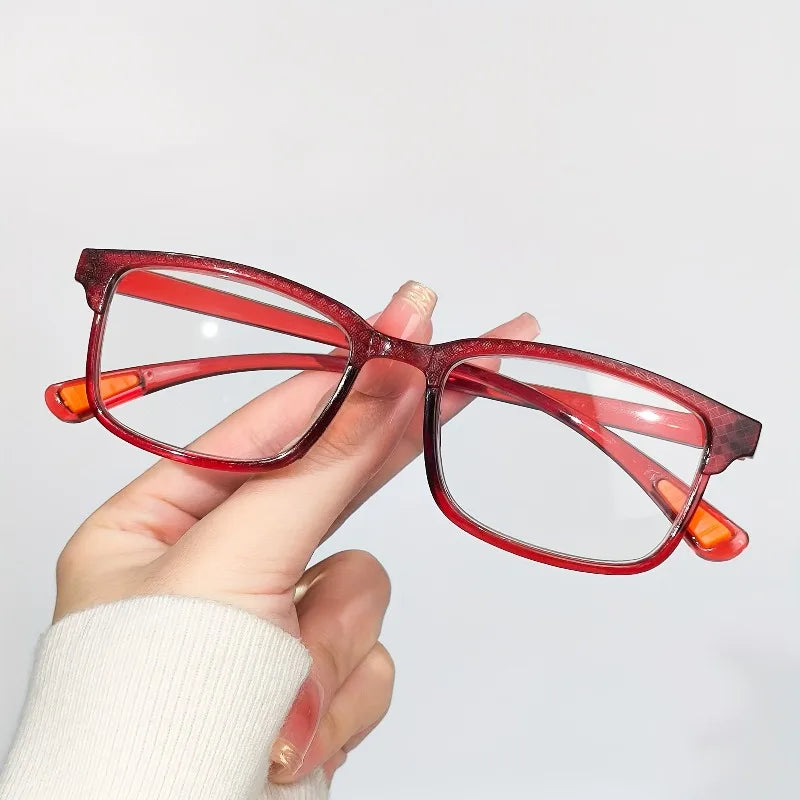 A Set of 6 Simplicity Full-frame Reading Glasses, Suitable for Both Men and Women, Offering Prescriptions From +1.0 To +4.0