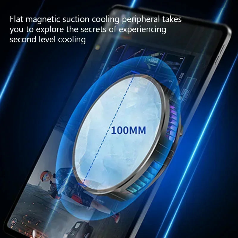 Cooling Radiator phone Magnetic Cooler for Dedicated Tablet with Aluminum Laptop Tablet Holder Stand Radiator for Pad Cellphone