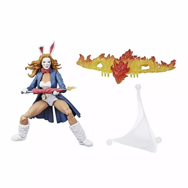 Original Hasbro Marvel Legends Series Spider-Man WHITE RABBIT Anime Figure Toy Model Collection