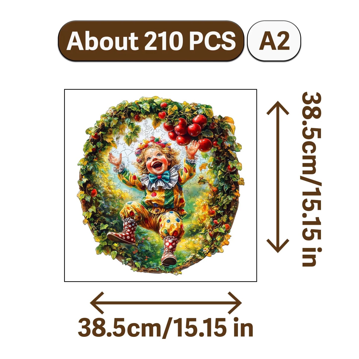 Children and The Queen Wooden Jigsaw Puzzle Wood Home Decor Painting Christmas and Halloween Gift Toy for Teen and Kid