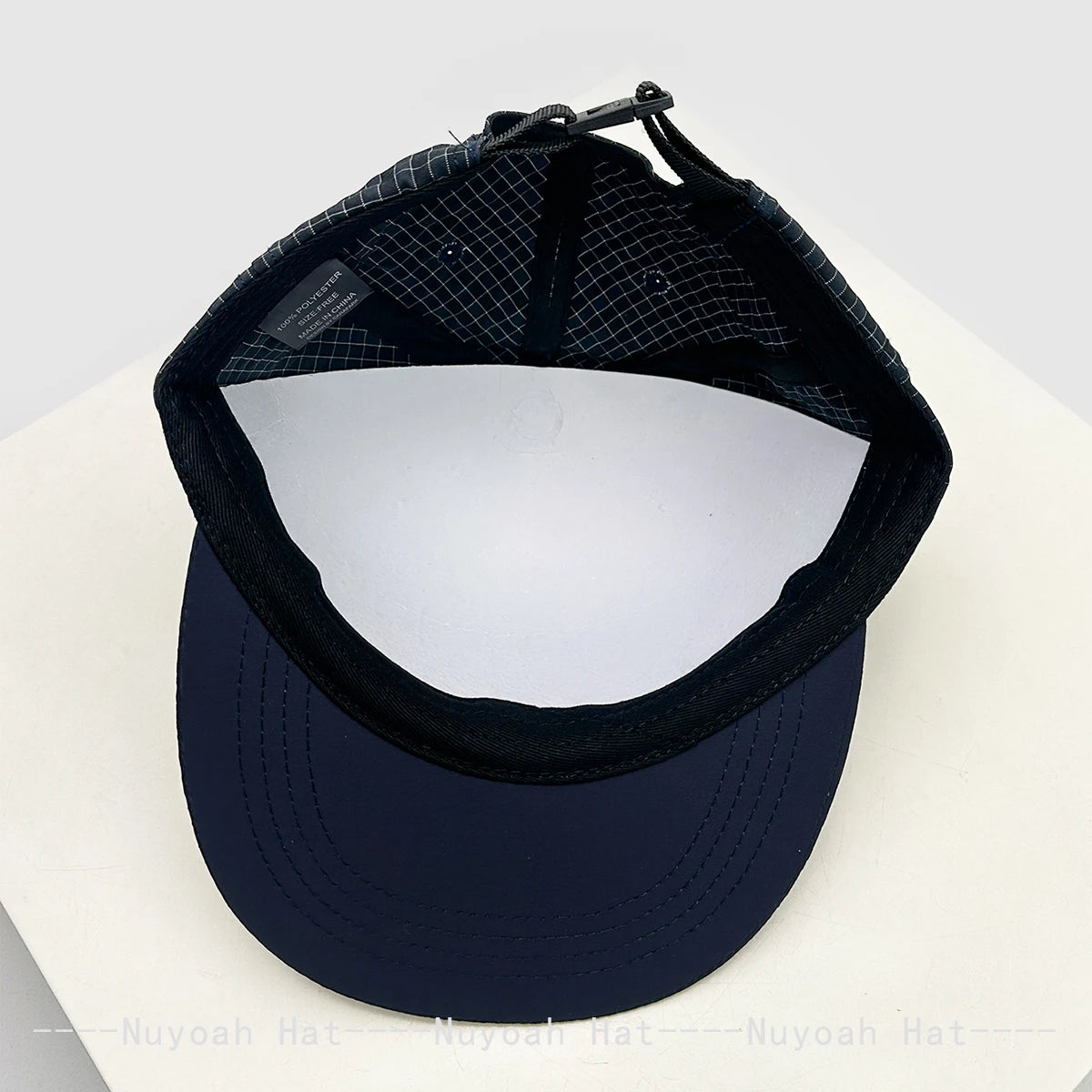 New Men Women Retro Embroidered Letters Small Plaid Baseball Hats Sunshade Quick-dry Breathable Color Block Peaked Cap Versatile