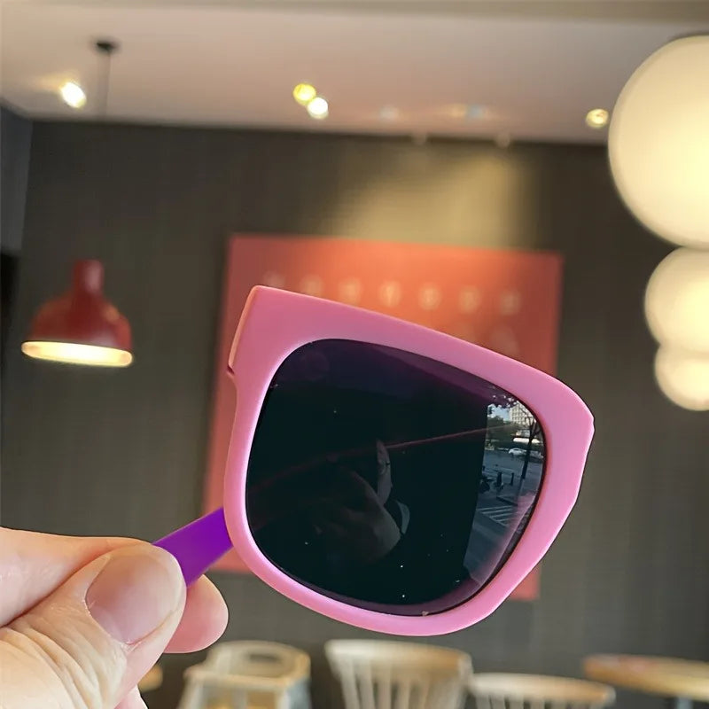 Kids' Foldable Glasses Colorful Candy Shades Perfect for Summer