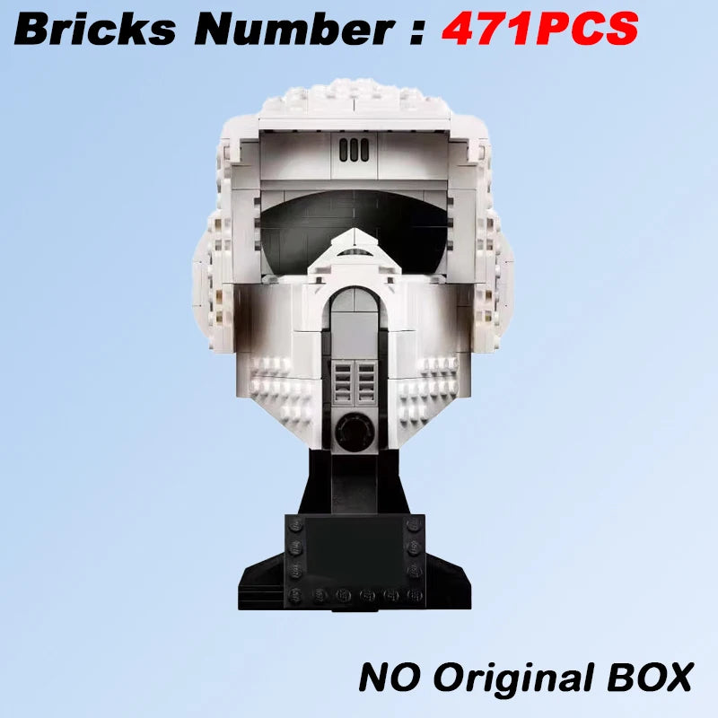 Galaxy Assemble Puzzle Model Bricks Space Wars Helmet Figures Building Blocks