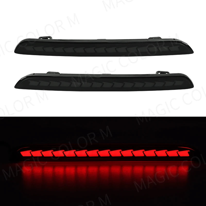 For Honda Civic Sedan 2021 2022 2023 Multi-function LED Rear Bumper Light Rear Fog Lamp Auto Brake Reflector Car Accessories 12V