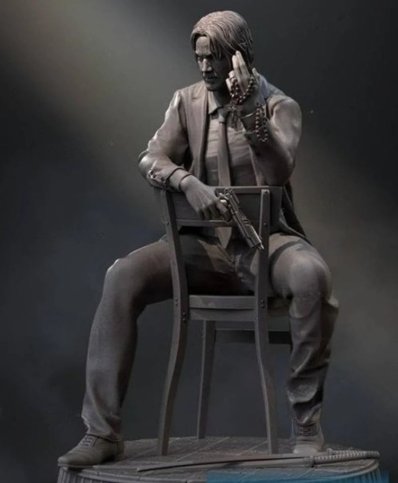 1/16 Scale Die-cast Resin Figure Kit Hitman John Wick Unassembled & Unpainted