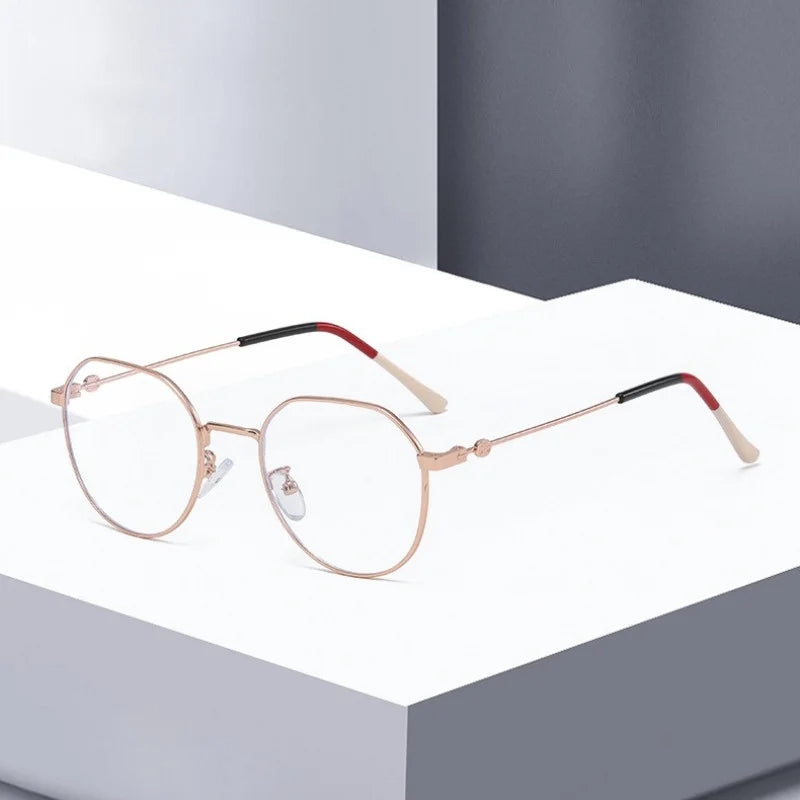 2PCS Anti Blue Light Blocking Glasses Clear Anti Radiation Glasses Replaceable Lens for Women/Men