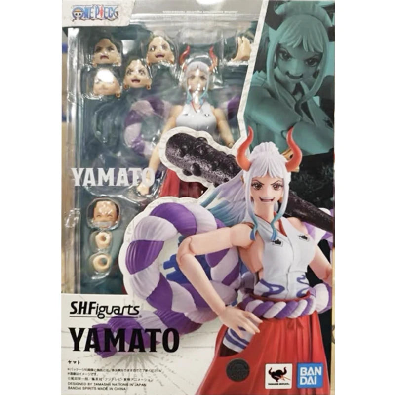 【IN STOCK】Original Bandai S.H.Figuarts One Piece Yamato Wano Country 15.5cm Action Figure Collectible Model Toy Gift