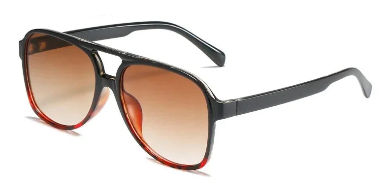 JNPCXI Double Bridge Classic Pilot Sunglasses Women Retro Vintage Sun Shades Glasses Unisex Driving Eyewear