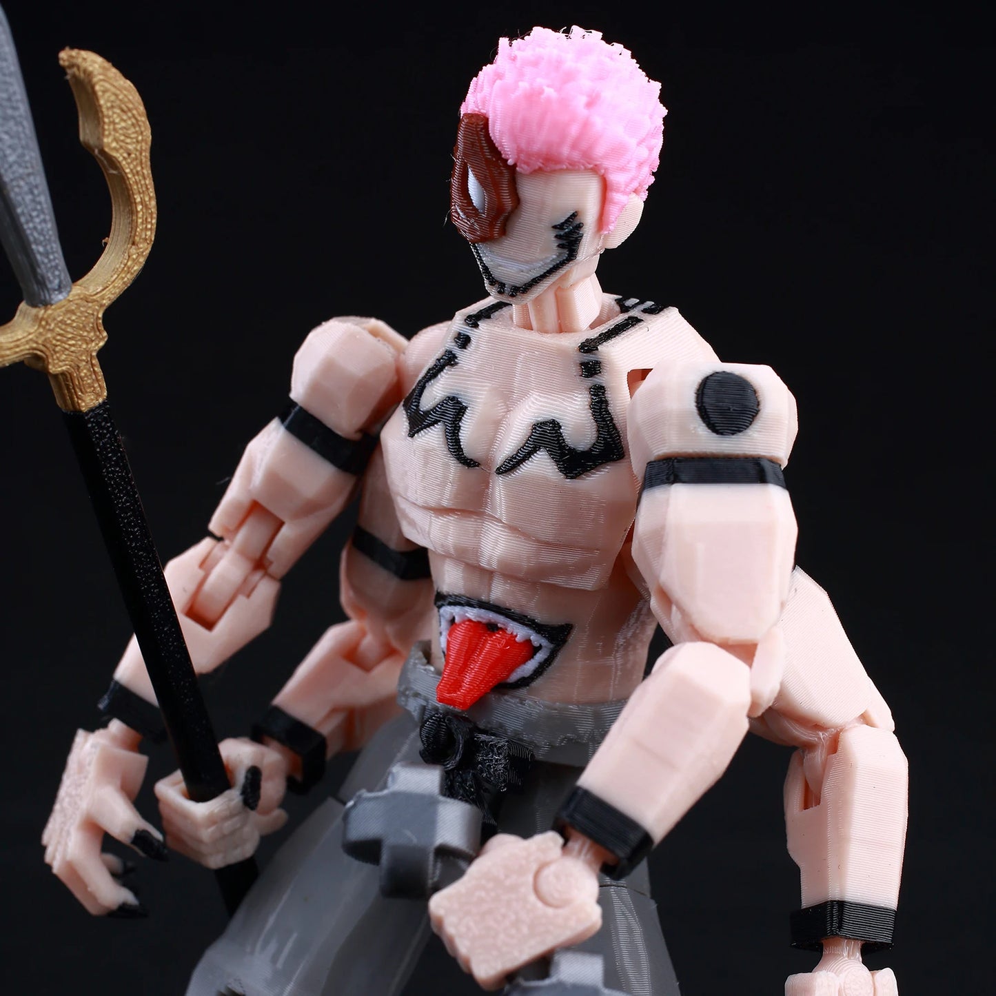 9L 3D Printed Anime Jujutsu Kaisen Sukuna Dummy 13 Shapeshift Action Figures 12
