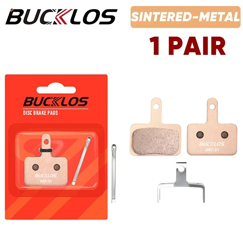 BUCKLOS Bicycle Disc Brake Pads for Shimano B01S/B03S/B05S-RX Sintered-Metal Mtb Bike Hydraulic Brake Pad Durable Cycling Parts
