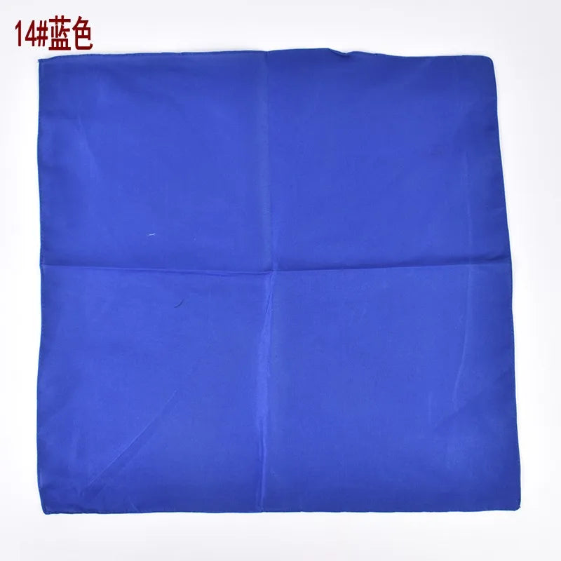 New Fashion Retro Polyester Solid Color Hip Hop Street Dance Headband Multifunctional Cycling Mask 53 Small Square Scarf