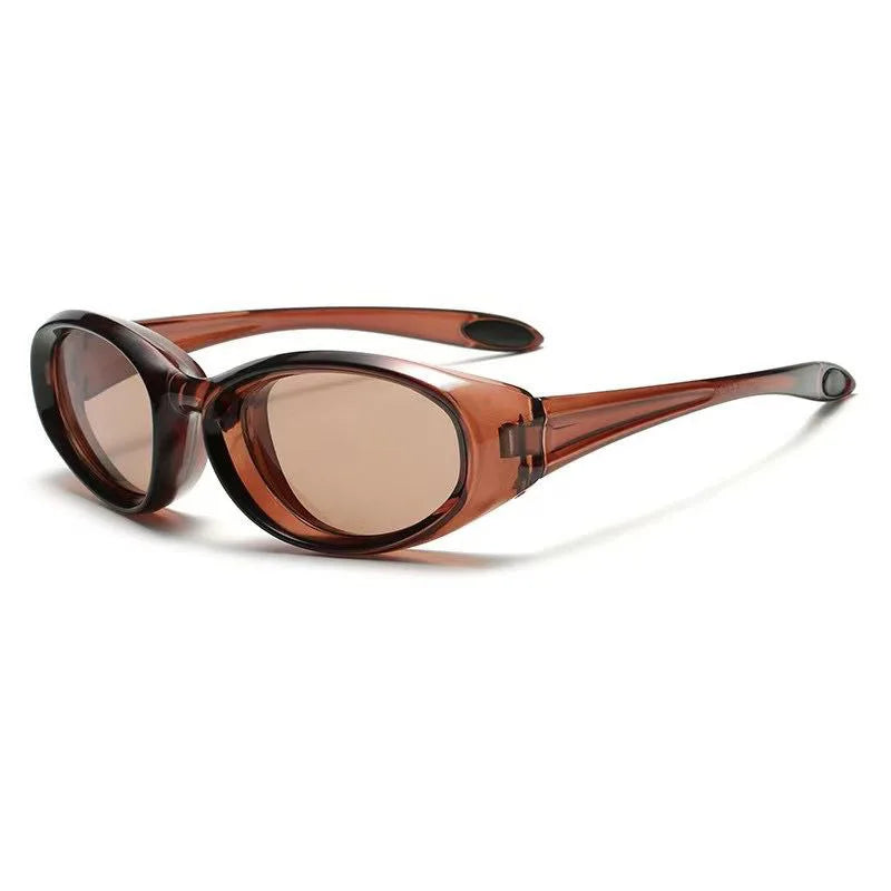 JNPCXI New Retro Y2K Candy Color Cat Eye Sunglasses Women Fashion Rivets Outdoor Sports Punk Men Trending Sun Glasses