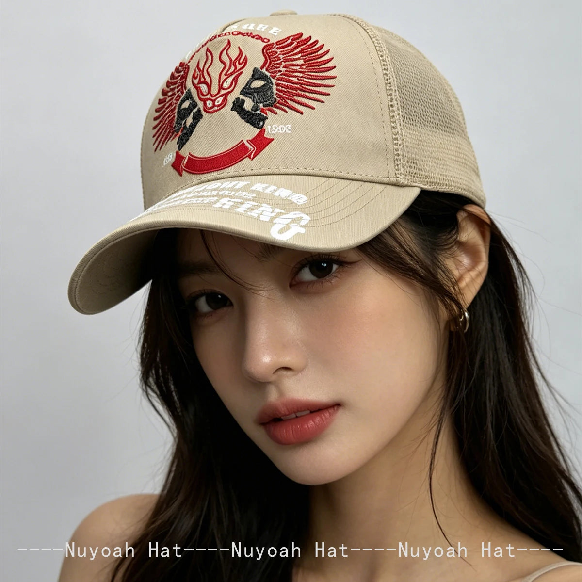 New Men Women Hip Hop Soul Knight King Embroidery Baseball Hats Breathable Personal Sunshade Trucker Caps Street Versatile ins