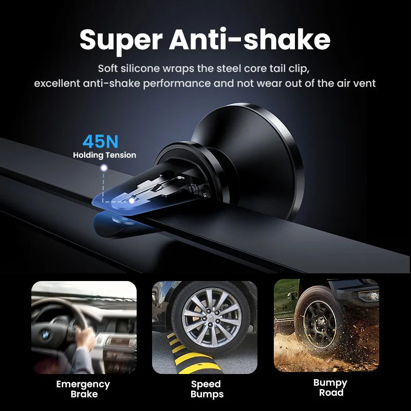 Magnetic Car Phone Holder Universal For iPhone 16 15 14 Pro Max Xiaomi Samsung