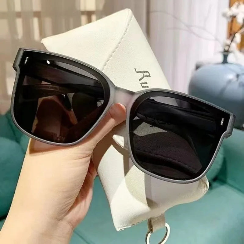 Fashion Fit Over Sunglasses Oversize Wear To Cover Over Glasses Suitable for Myopia Women Men(NO CASE)