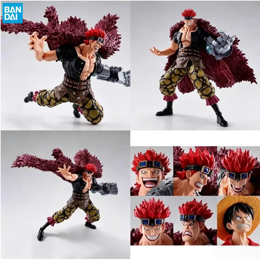 【IN STOCK】Original Bandai S.H.Figuarts One Piece Eustass Kid The Raid on Onigashima 15.5cm Action Figure Collectible Model