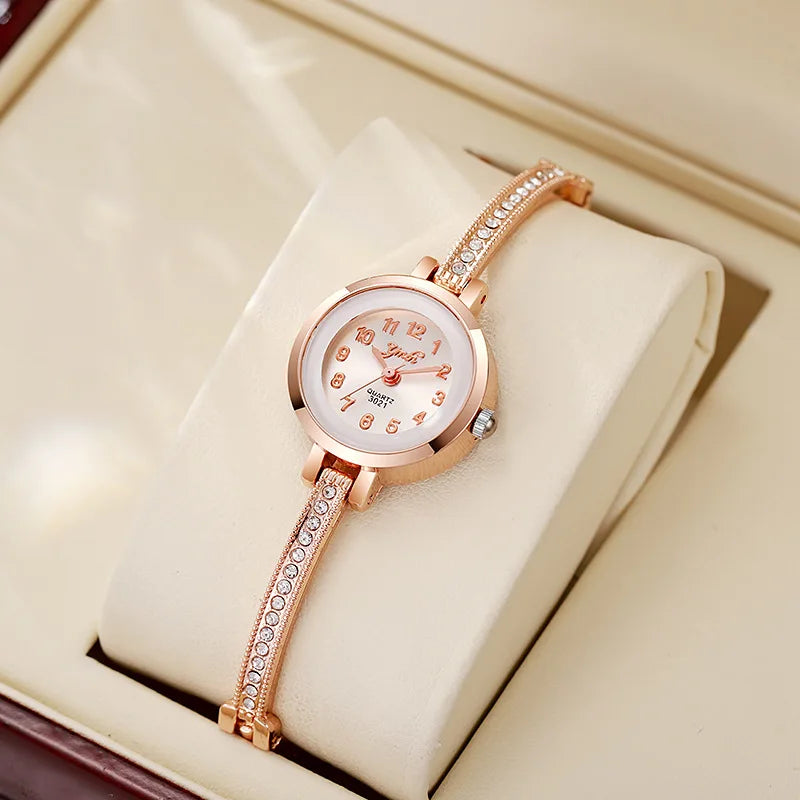 New Fashion Watch Casual Rhinestone Women's Watches Bracelet Wristwatch Ladies Quartz Watch Clock Relogio Feminino Dropshipping