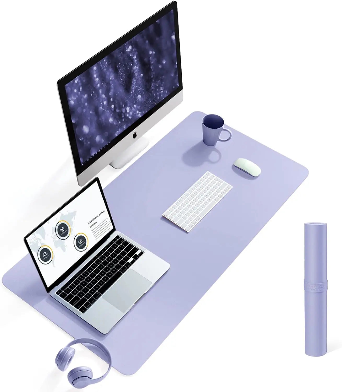 Large Size Office Desk Pad Ultra Thin Large Mouse Pad Waterproof PU Leather Desk Table Protector