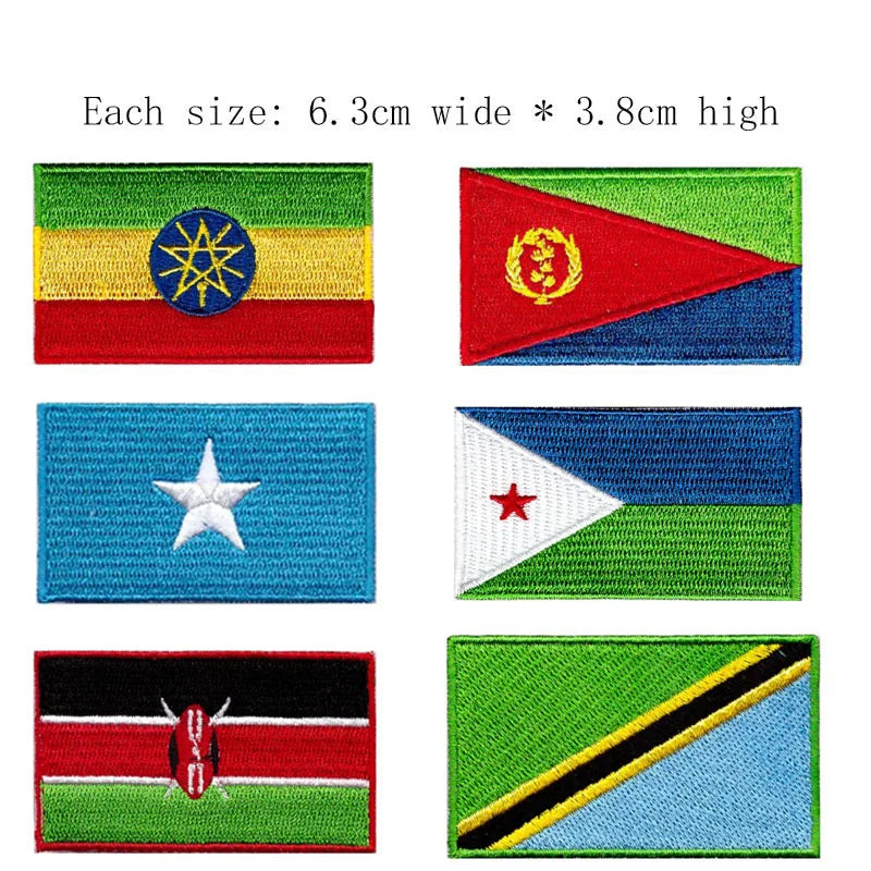 Cuba Country Flag Embroidery Patch 6.3cm Wide Iron On Sew On Backing/Hand Craft