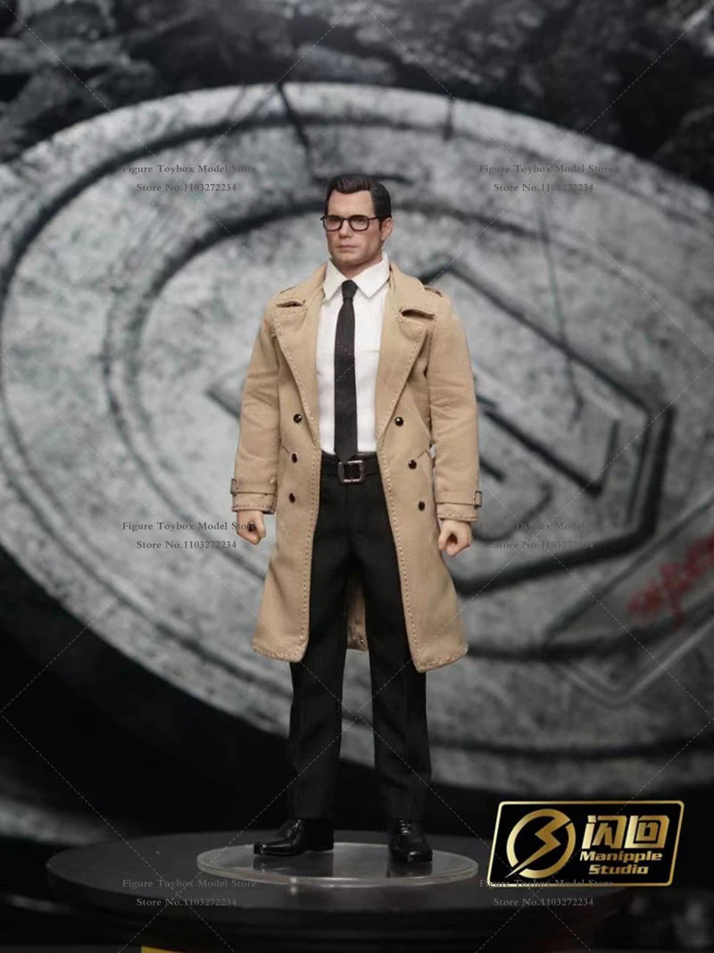 Manipple Studio 1/12 Mr. Ben Cosplay Black Suit & Windbreaker Body Set 6" Figure