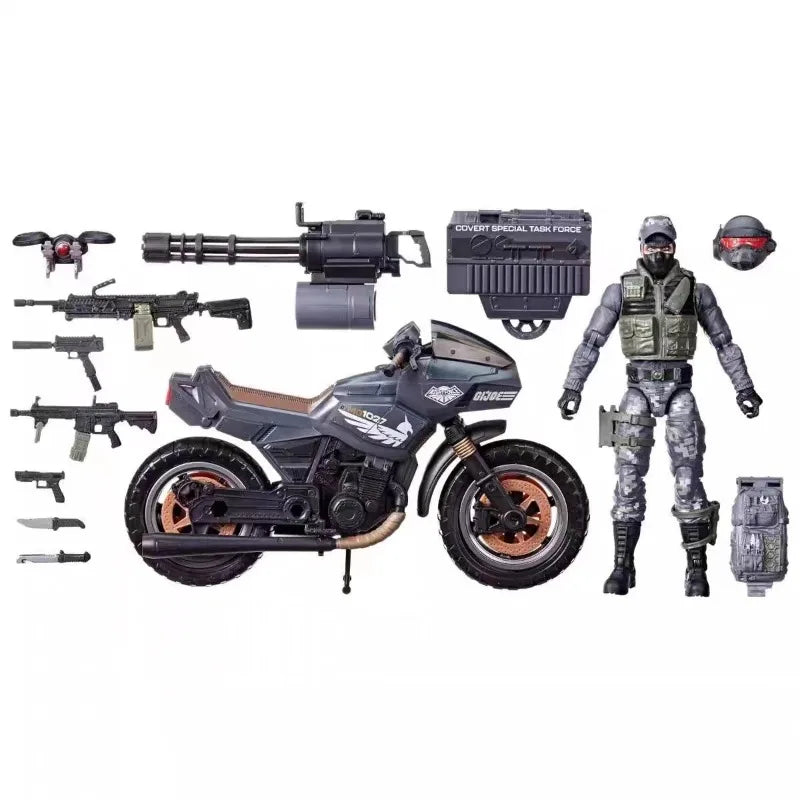 Original Hasbro G.I. Joe Classified Series 127 Night Force Jason Shockwave Faria Action Figure Toy Ornaments Model