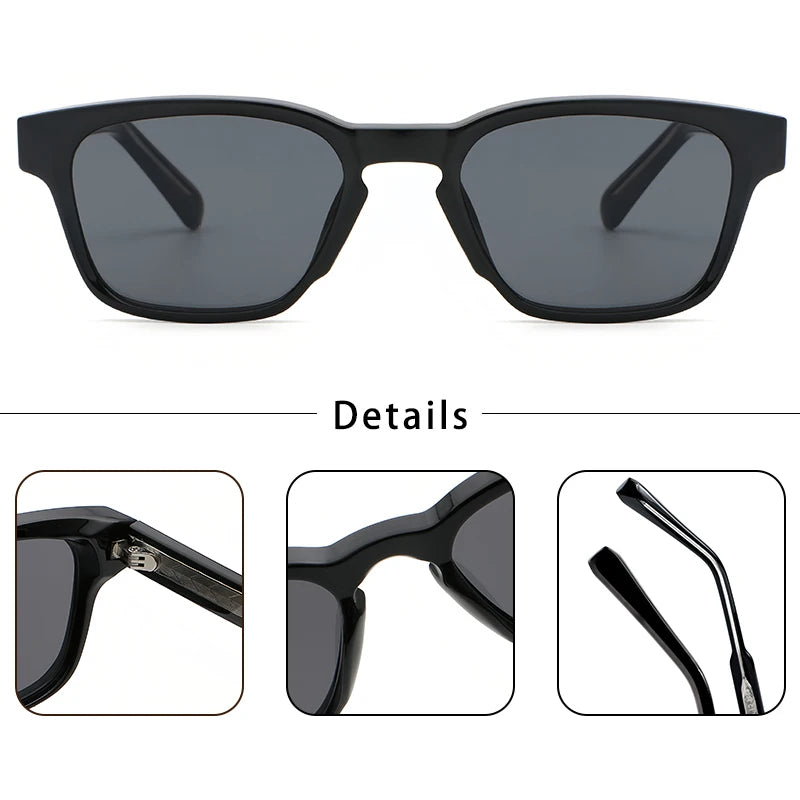 CATERSIDE Retro Square Sunglasses Men Punk Small Frame Brand Designer Sun Glasses Women Outdoor Travel Party Eyewear Best Gift