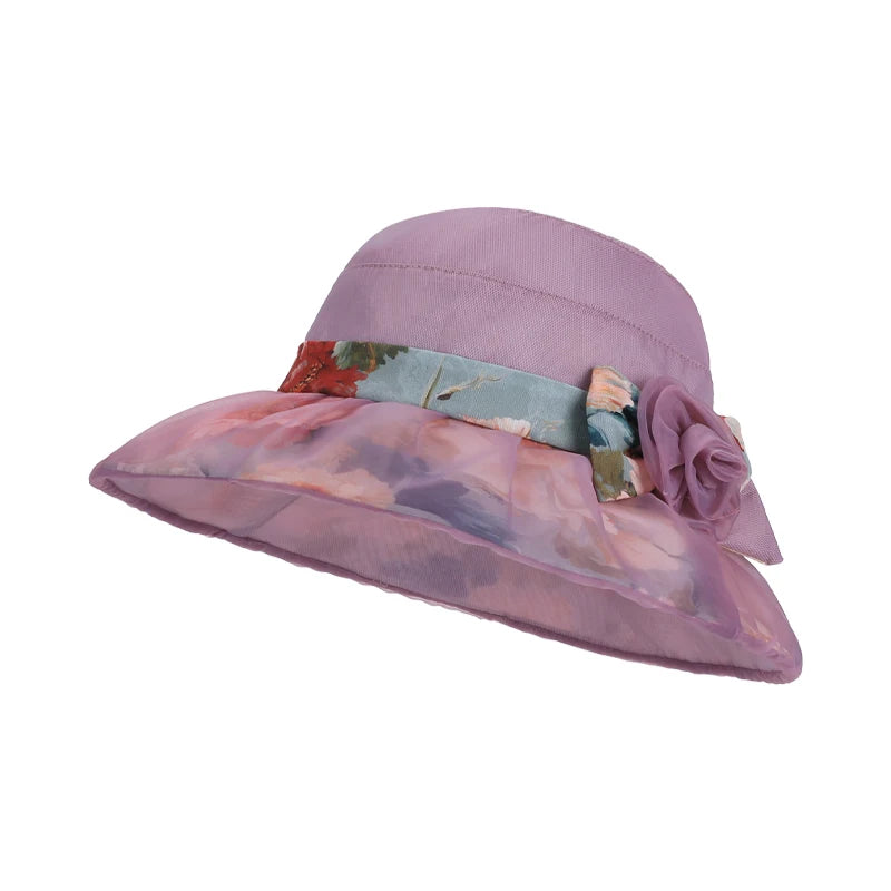 6185-New summer women's outdoor fashionable stylish mom's sun protectionhatwithmeshfabric,breathablelargebrim, fishermanstylehat