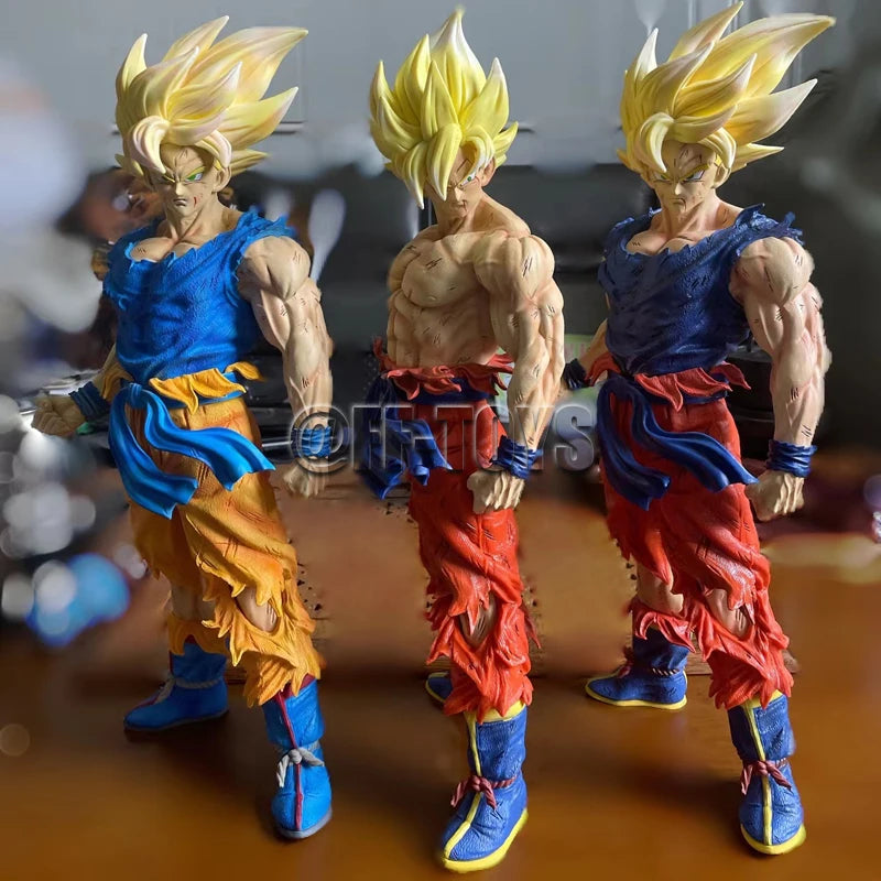 43CM Dragon Ball Z Figure Son Goku Namek Super Saiyan Figurine PVC Action Figures GK Statue Collection Model Toys for Children