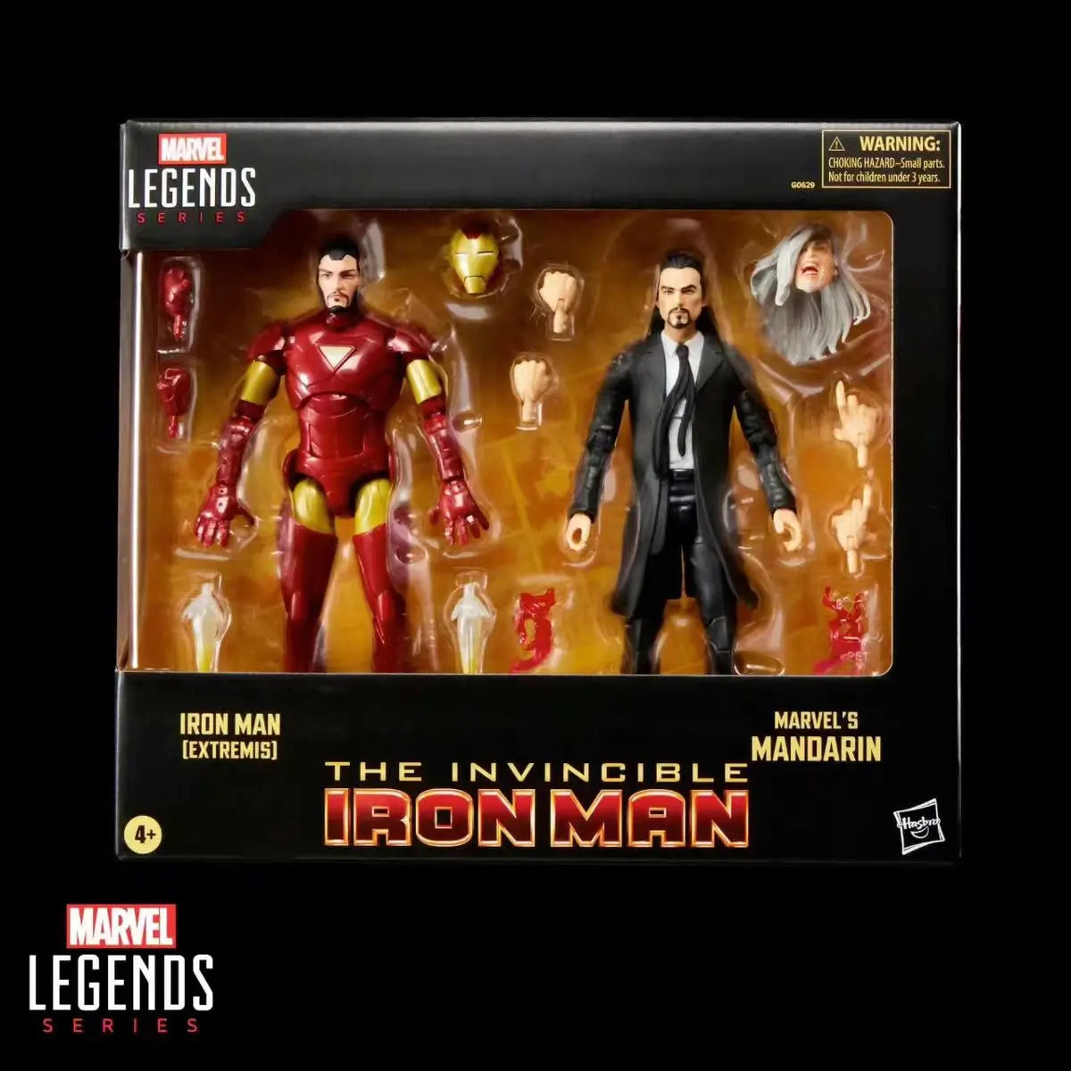 Original Hasbro Marvel Legends Series The Invincible Iron Man Marvel'S Mandarin Anime Figure Toys Ornaments Collection