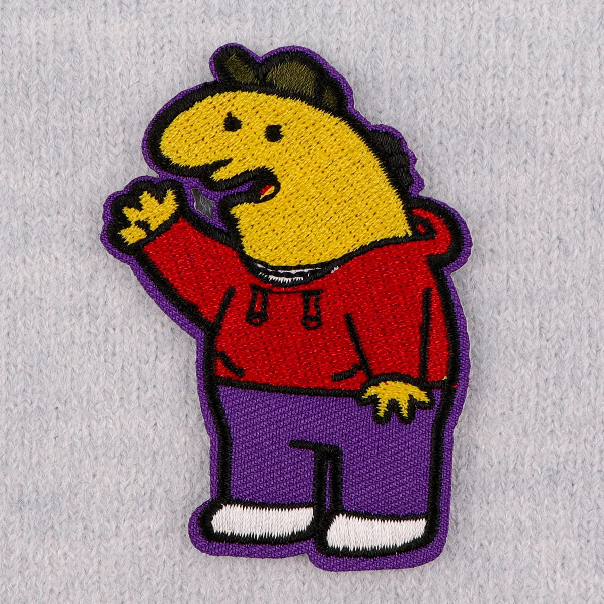 Funny Friend Embroidery Patch Cartoon Dinosaur Iron On Patches For Clothing Thermoadhesive Patches On Clothes DIY Sew Badges