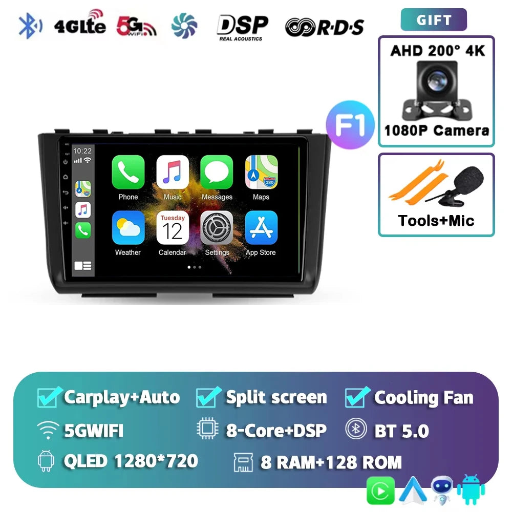 For Hyundai Creta 2 IX25 2021 2K 12+256 QLED Android 15 CarPlay Car Radio Multimedia Video Player GPS stereo Head Unit 4G WIFI