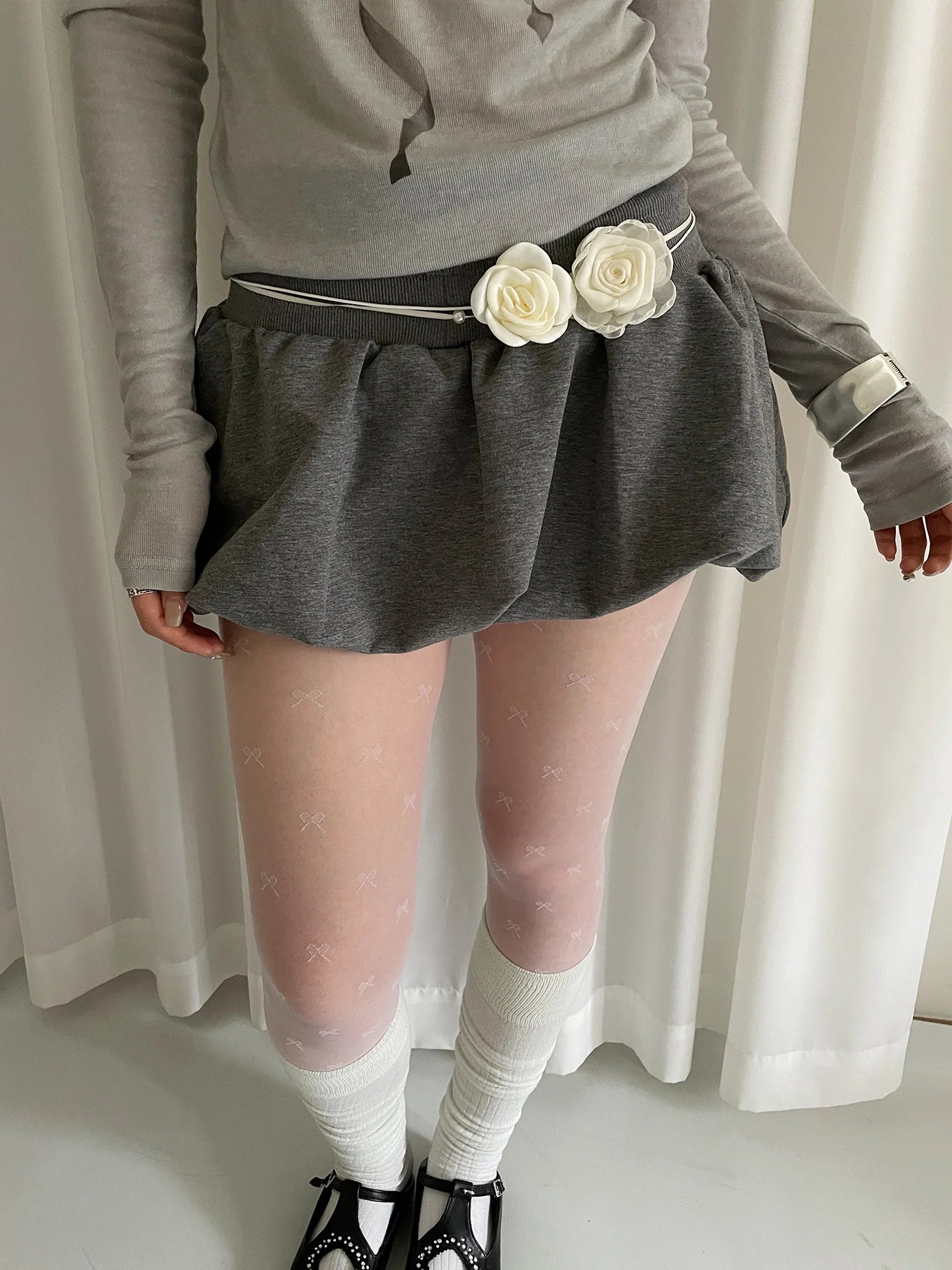 Fashionable Floral Waist Belt For Women Versatile Neck-Tie Waist Chain To Match Any Dress